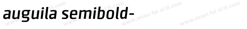 auguila semibold字体转换